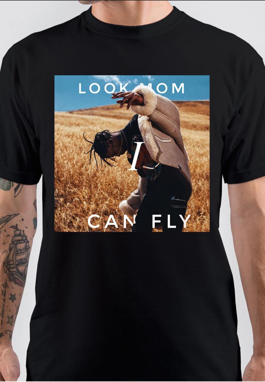 Travis Scott Look Mom I Can Fly T-Shirt Style001 Hoodie, Sweatshirt | PureTeeCo.com