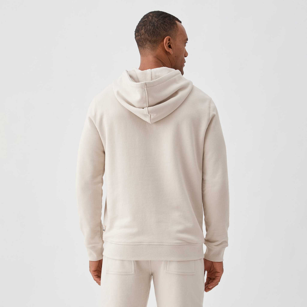 Marine French Terry Hoodie - Ancient Scroll T-Shirts, Sweatshirt | PureTeeCo.com (Image 4)