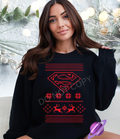 SUPE UGLY SWEATER CREWNECK SWEATSHIRT T-Shirts, Hoodie | PureTeeCo.com (Image 1)