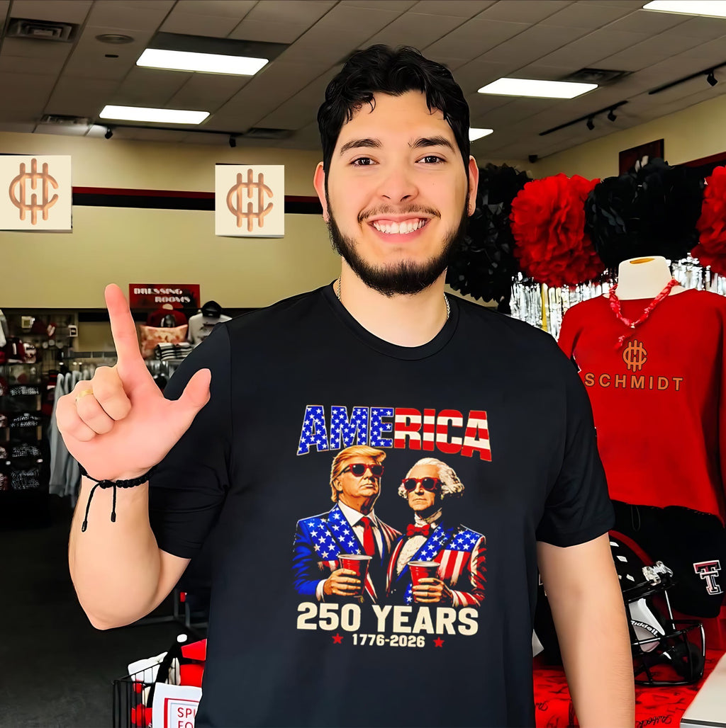 250 Years America Anniversary Trump Washington Shirt