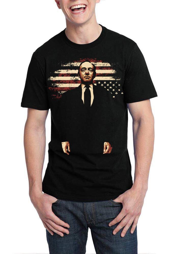 Frank Underwood One Nation Black T-Shirt Hoodie, Sweatshirt | PureTeeCo.com