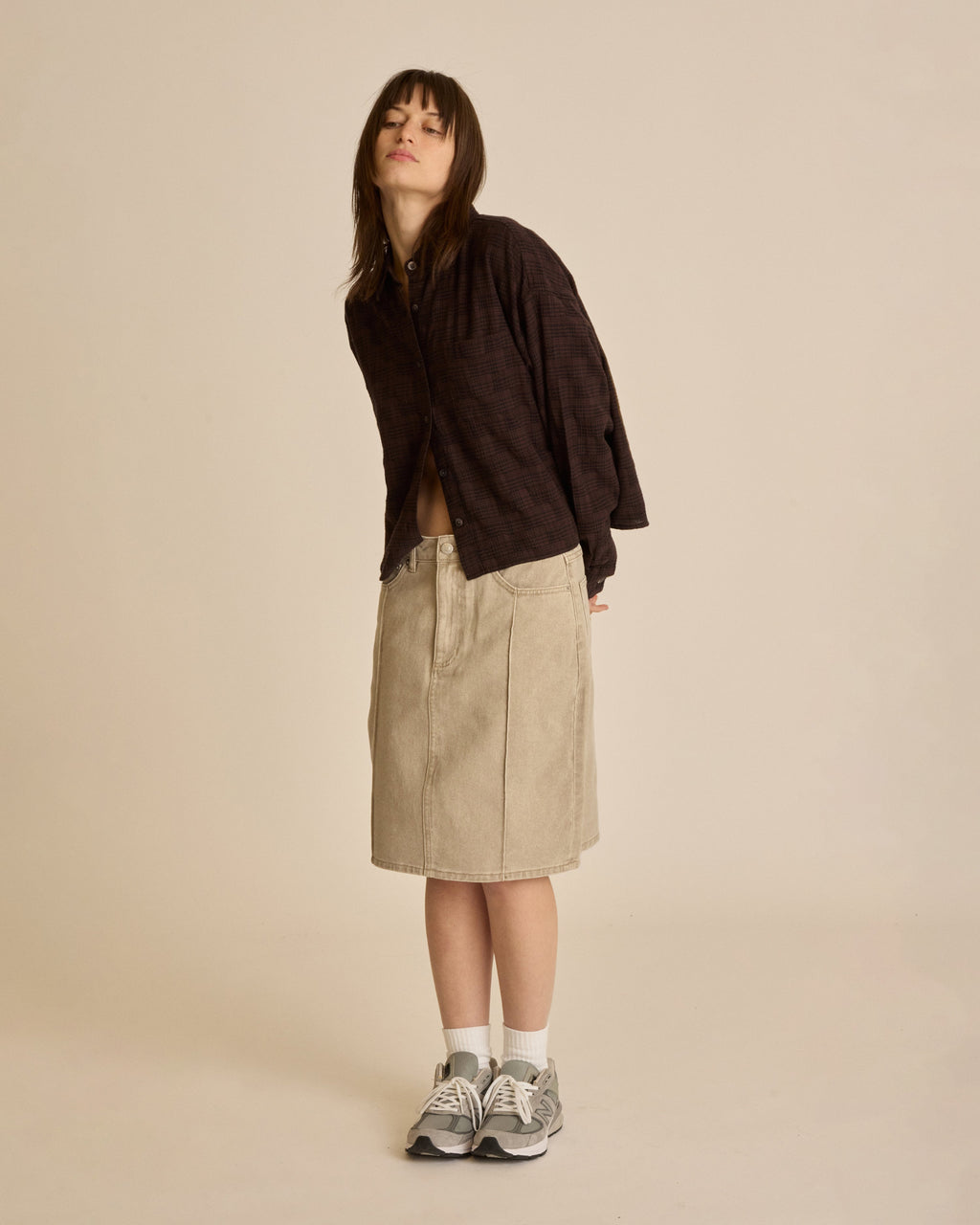 VIVIAN PLAID SHIRT Hoodie, Sweatshirt | PureTeeCo.com (Image 4)