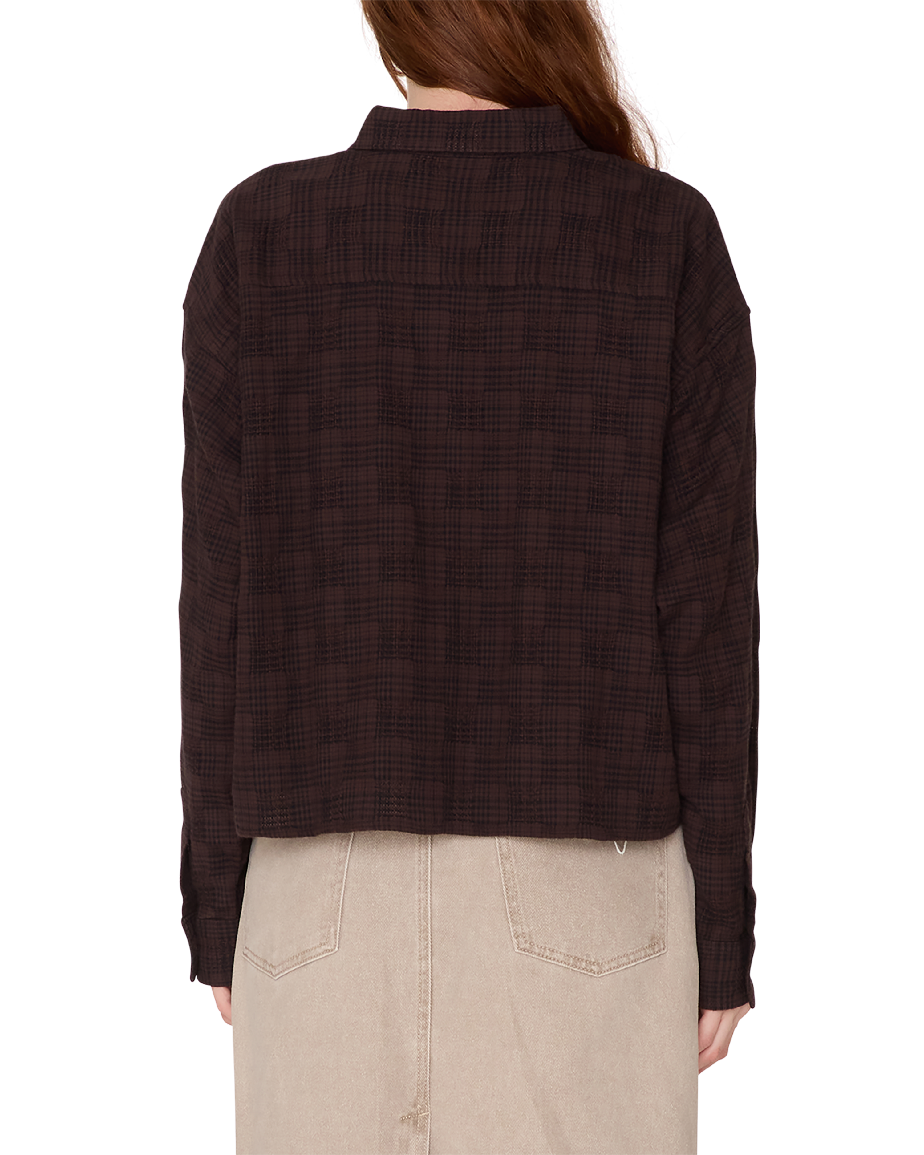 VIVIAN PLAID SHIRT Hoodie, Sweatshirt | PureTeeCo.com (Image 2)