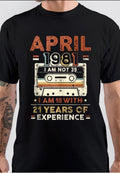 April 1981 Not 39 But 18 With 21 Years Of Experience T-Shirt Hoodie, Sweatshirt | PureTeeCo.com