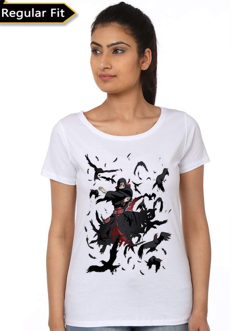 Itachi Shippuden White T-Shirt Hoodie, Sweatshirt | PureTeeCo.com