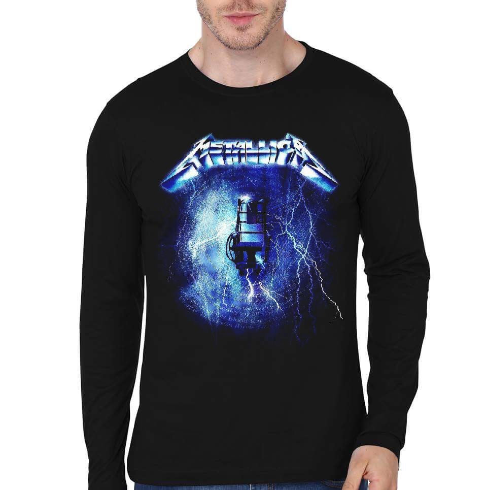 Metallica Long Sleeve T-Shirt Hoodie, Sweatshirt | PureTeeCo.com