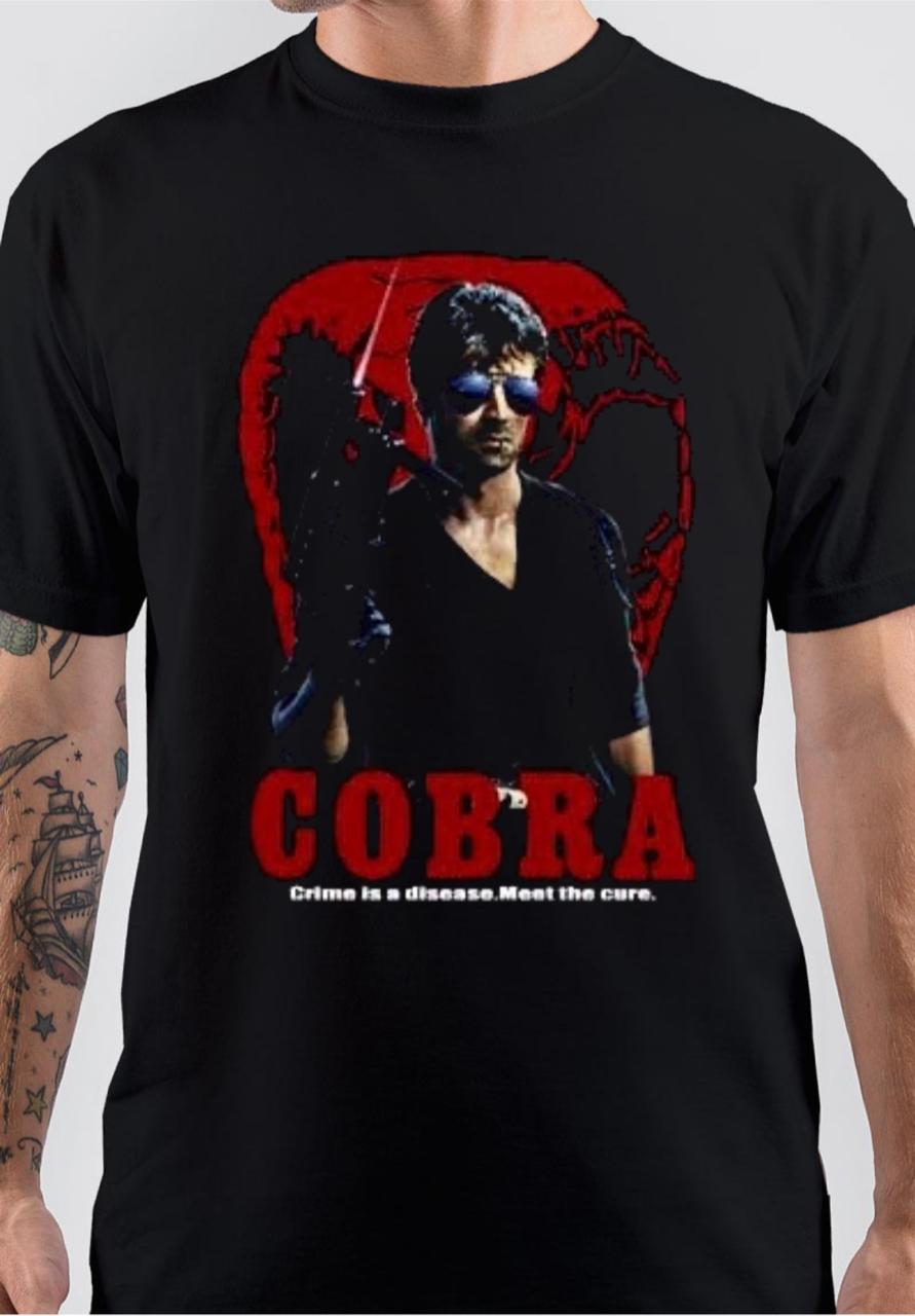 Cobra Silvester Stallone T-Shirt Hoodie, Sweatshirt | PureTeeCo.com