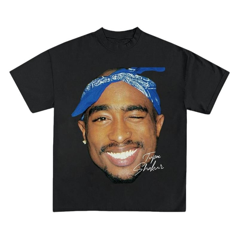 2Pac 2025 Vintage Shirt Top Music Fan Gift Tee Casual Streetwear Styles Summer Hoodie, Sweatshirt | PureTeeCo.com