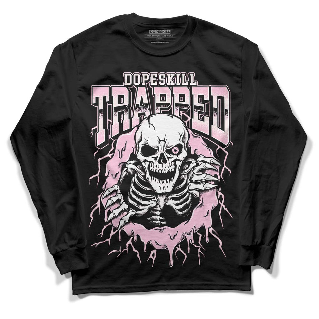 Dunk Low Pink Foam DopeSkill Long Sleeve T-Shirt Trapped Halloween Graphic Hoodie, Sweatshirt | PureTeeCo.com (Image 1)