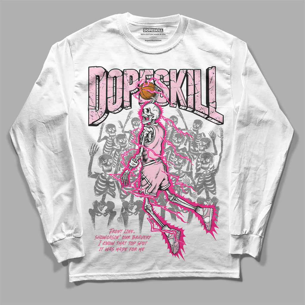 Dunk Low Pink Foam DopeSkill Long Sleeve T-Shirt Thunder Dunk Graphic Hoodie, Sweatshirt | PureTeeCo.com (Image 2)