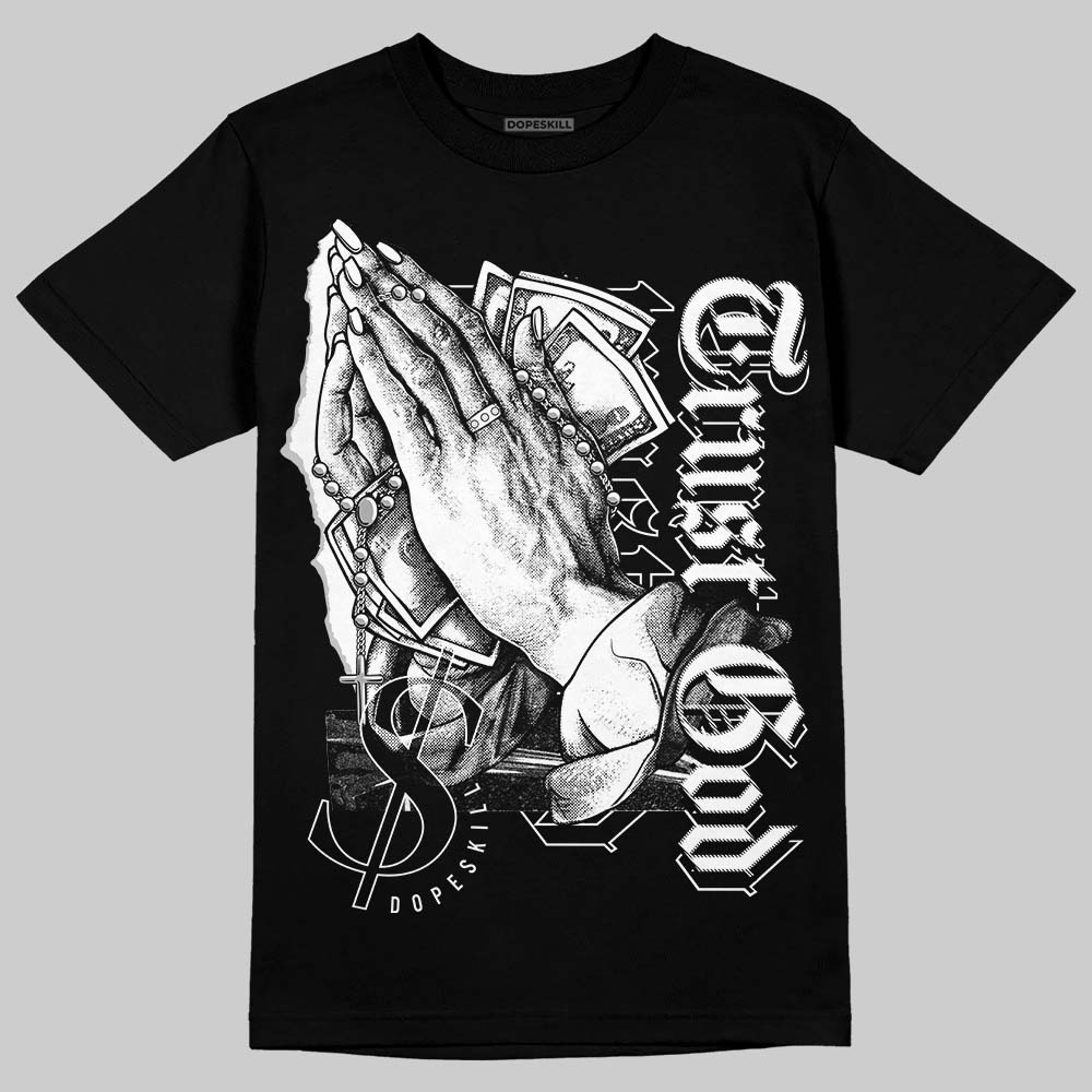 Dunk Low Panda White Black DopeSkill T-Shirt Trust God Graphic Hoodie, Sweatshirt | PureTeeCo.com (Image 1)