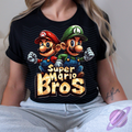 SUPER BROS TEE Hoodie, Sweatshirt | PureTeeCo.com (Image 1)