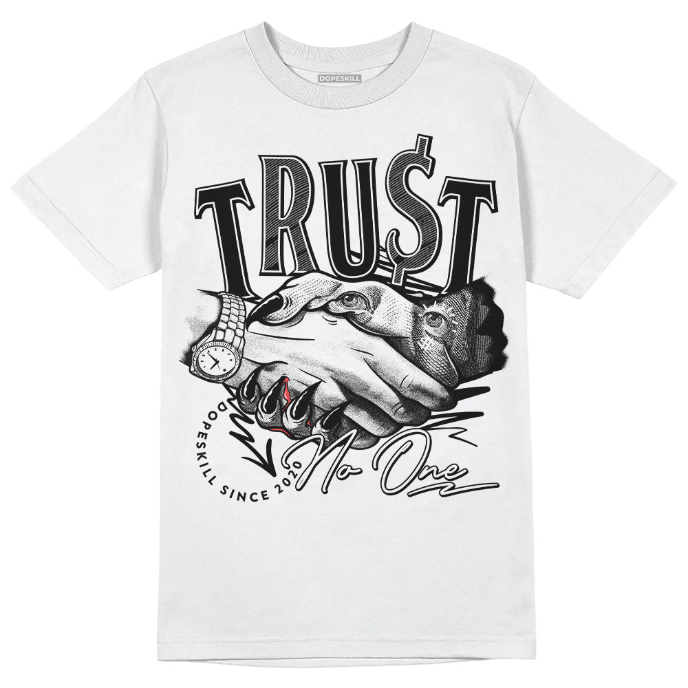 Dunk Low Panda White Black DopeSkill T-Shirt Trust No One Graphic Hoodie, Sweatshirt | PureTeeCo.com (Image 2)