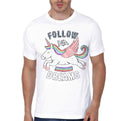 Follow Your Dreams White Half Sleeve T-Shirt Hoodie, Sweatshirt | PureTeeCo.com