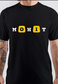 Mohit Black T-Shirt Hoodie, Sweatshirt | PureTeeCo.com