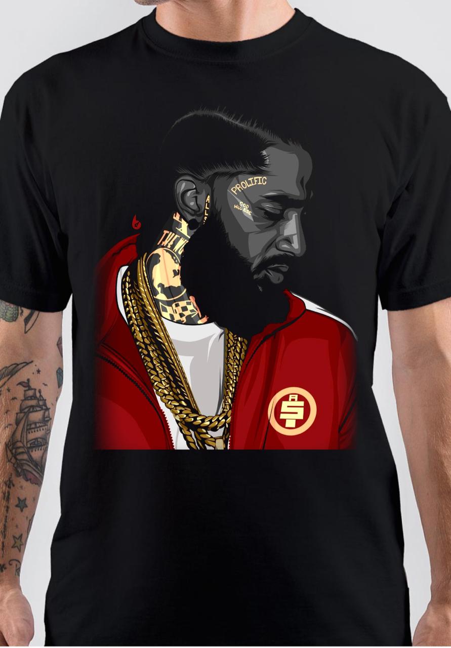 Nipsey Hussle T-Shirt Style001 Hoodie, Sweatshirt | PureTeeCo.com