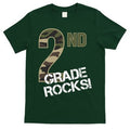 2nd Grade Rocks Camo T-Shirt Hoodie, Sweatshirt | PureTeeCo.com