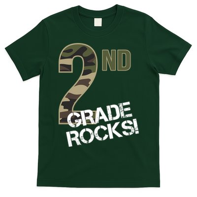 2nd Grade Rocks Camo T-Shirt Hoodie, Sweatshirt | PureTeeCo.com