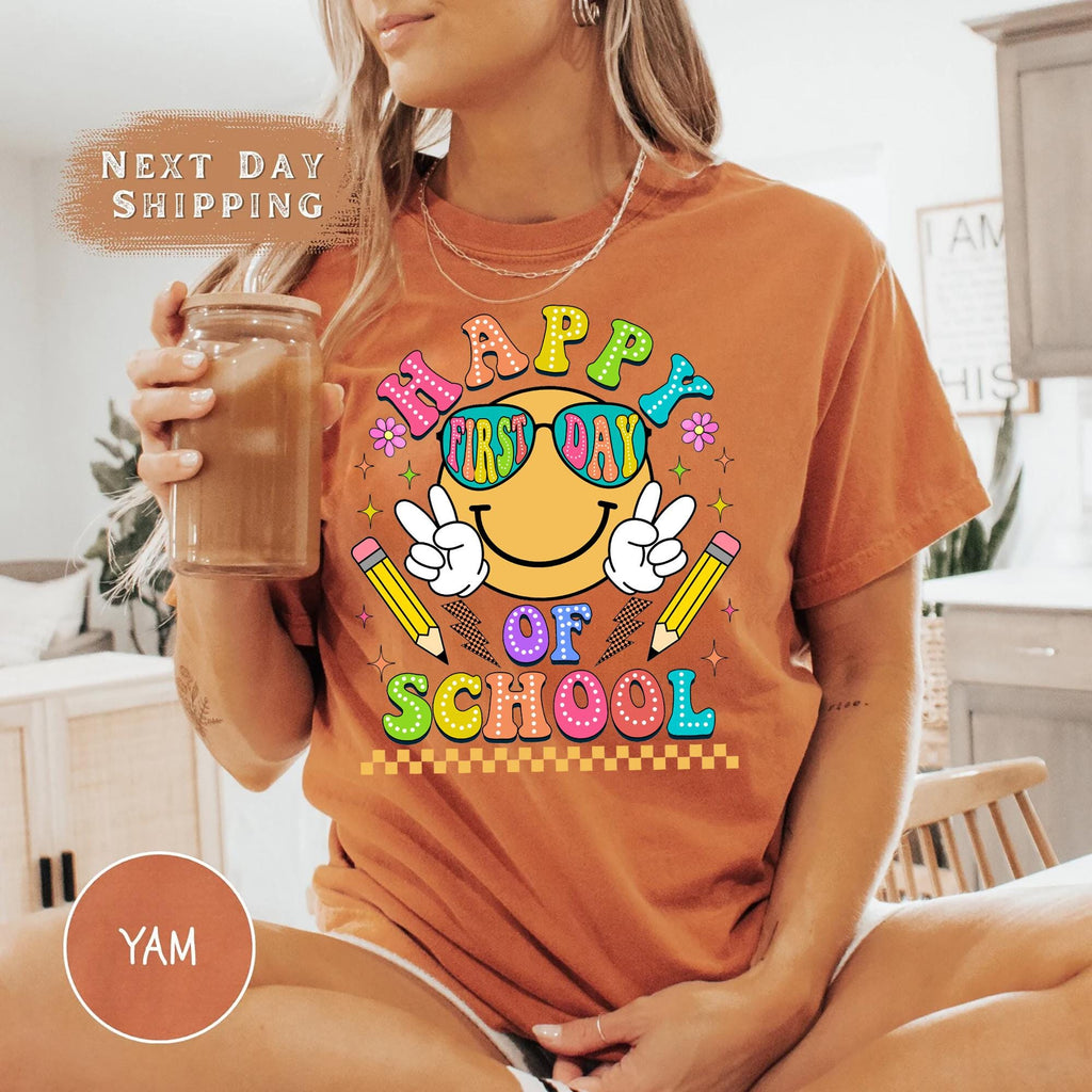 Happy First Day School Teacher Teachers Kindergarten Teacher Teacher Appreciation Back School (4)