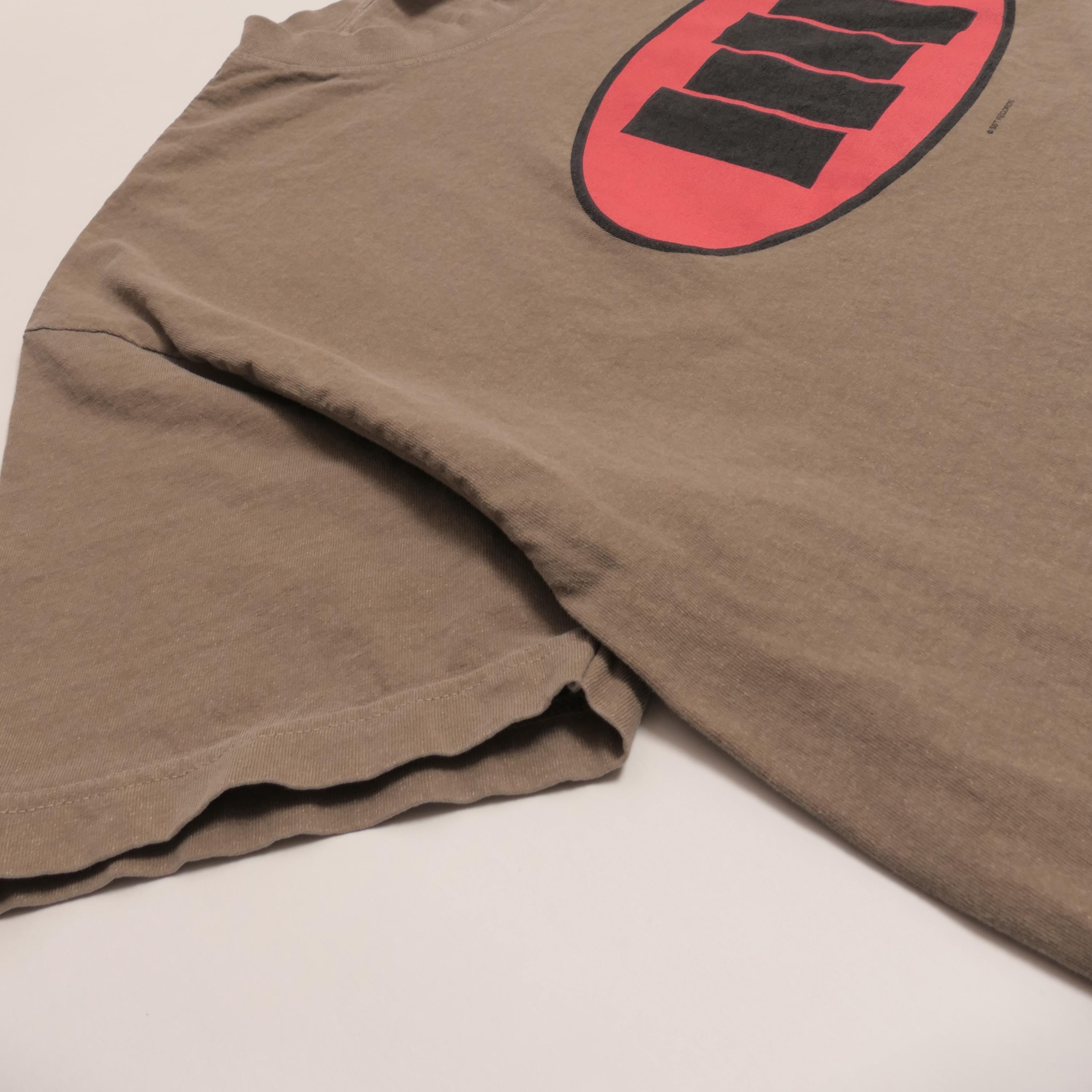 Black Flag Tee Faded Brown Red Oval Black Bars Album Art Vintage American Punk Rock Band Henry Rollins Sst Records Xl (4)