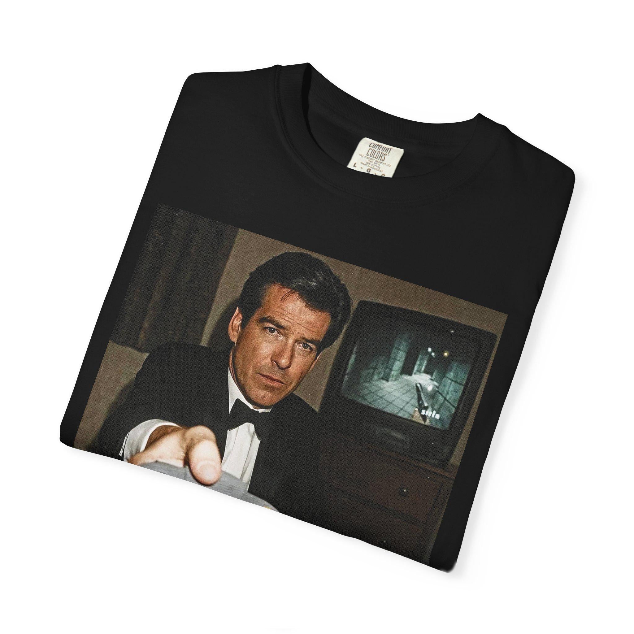Pierce Brosnan Goldeneye N64 Vintage James Bond 007 Tee Retro Nintdo 64 Gaming Comfort Colors (4)