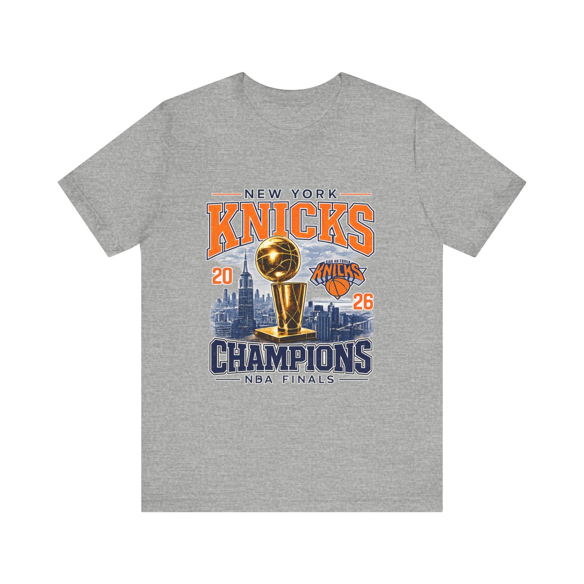 York Knicks Champions Tee 2026 Nba Finals Trophy City Skyline (4)