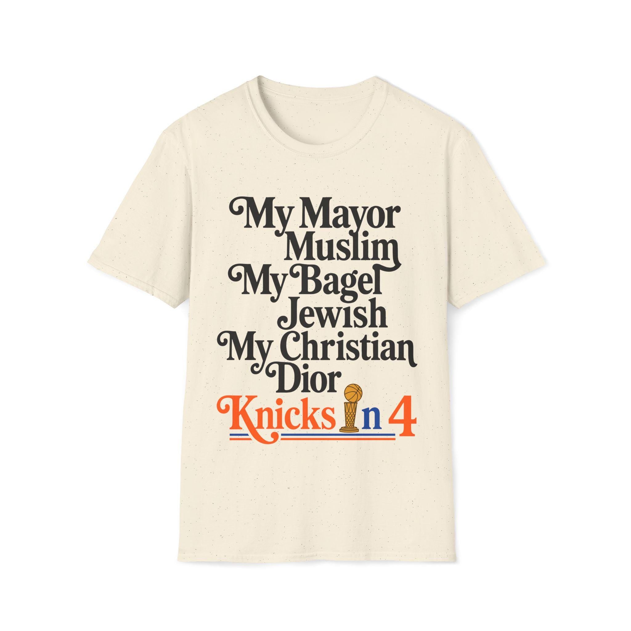 Mayor Muslim Bagel Jewish Knicks Quote Unisex T-shirt, Sweatshirt, Hoodie (4)