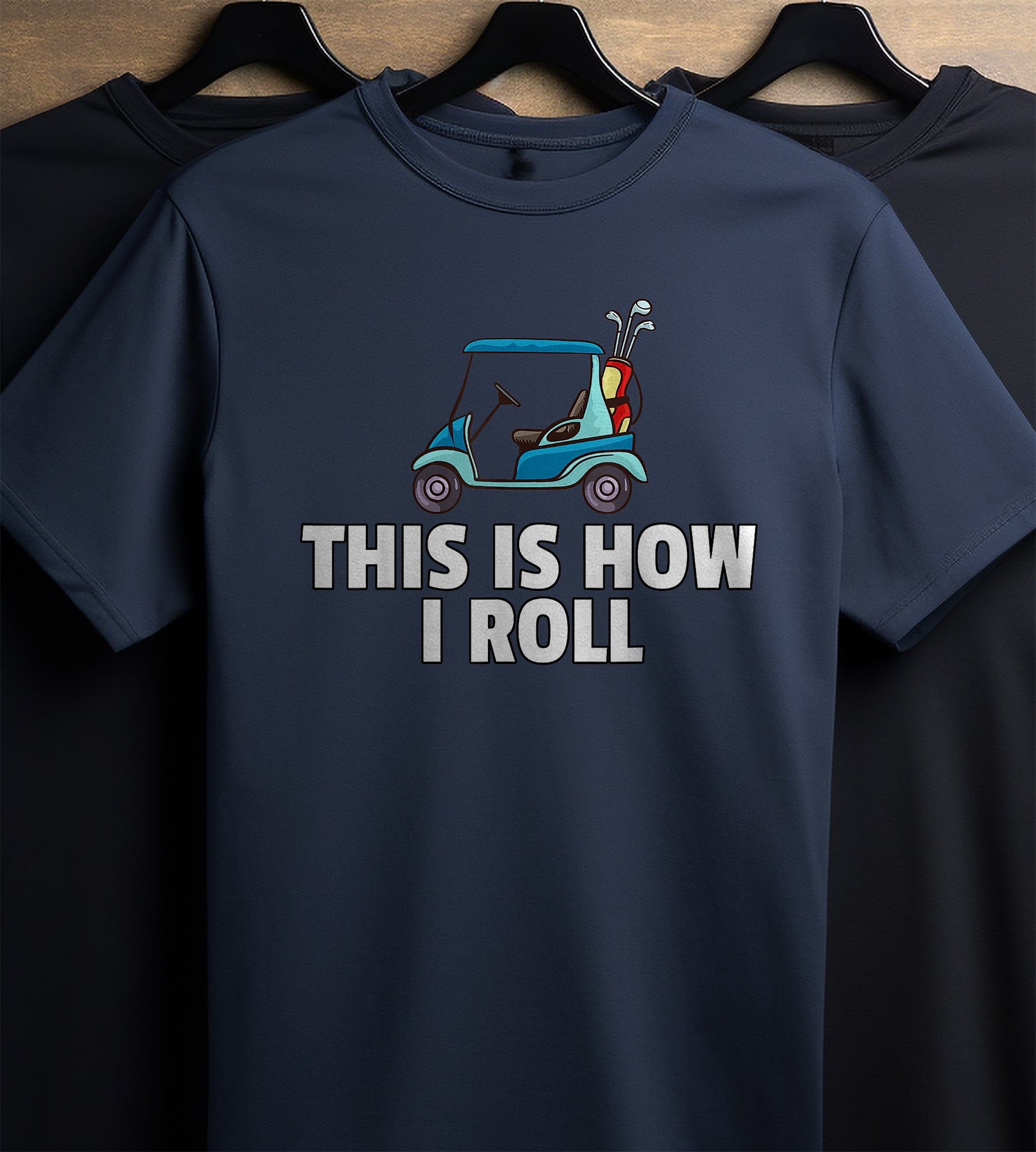 Golf Cart Gift T-shirt Swing into Hoodie, Sweatshirt | PureTeeCo.com (Image 2)
