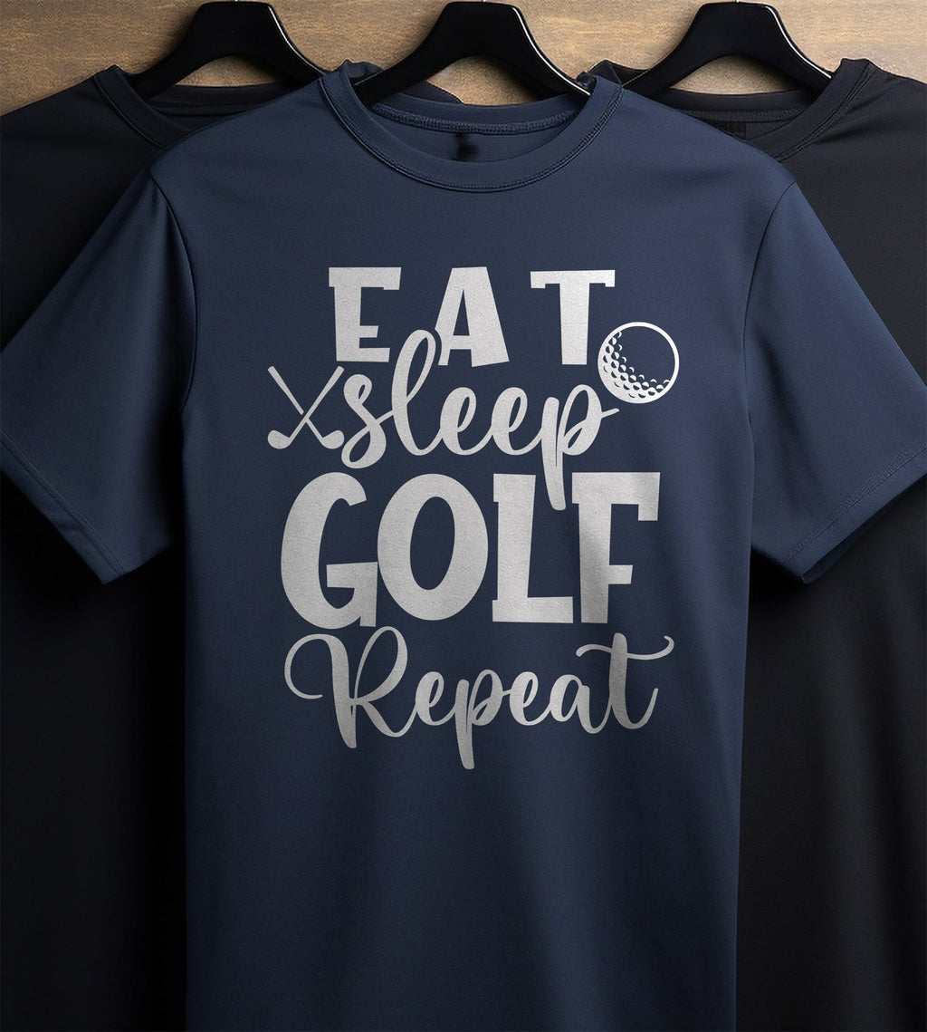 Golf-100 T-shirt: Eat, Sleep, Golf, Hoodie, Sweatshirt | PureTeeCo.com (Image 2)