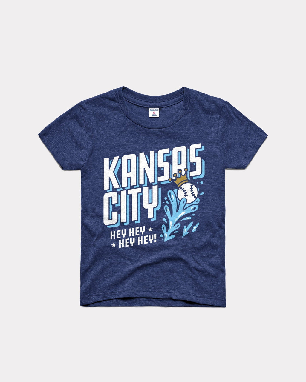 Kids Hey Hey Hey Hey Kansas City Navy T-Shirt Hoodie, Sweatshirt | PureTeeCo.com