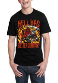 Hell Has Better Company Half Sleeve Black T-Shirt Hoodie, Sweatshirt | PureTeeCo.com