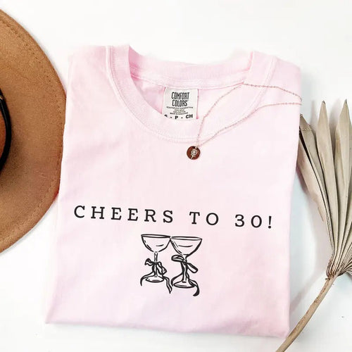 30th Birthday Shirt Coquette Cheers To 30 Comfort Colors T-Shirt 1995 Birth Year Tee Birthday Gift Matching Party Outfit...