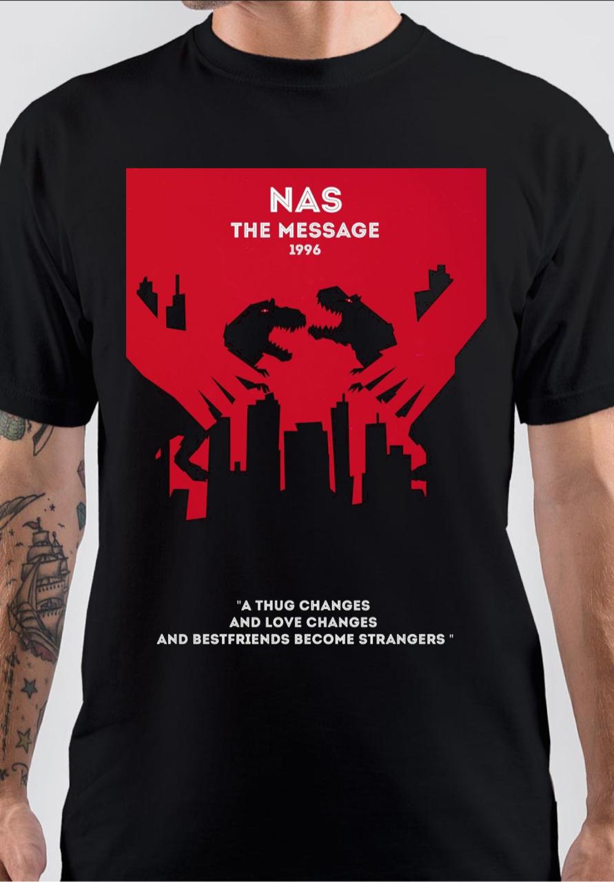 NAS The Message 1996 T-Shirt Merchandise Hoodie, Sweatshirt | PureTeeCo.com