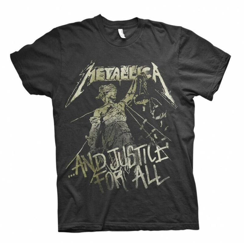 Metallica T Shirt And Justice For All Vintage Rock Metal Band Tee Unisex Menswear Top Underwear Tshirt Hoodie,... (Image 3)