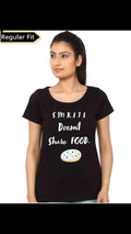 Smriti Doesnâ€™t Share Food Girls Black T-Shirt Hoodie, Sweatshirt | PureTeeCo.com