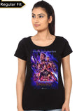 Avengers Engame Girlâ€™s Black T-Shirt Hoodie, Sweatshirt | PureTeeCo.com