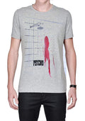 Psycho Grey Melange Half Sleeve T-Shirt Hoodie, Sweatshirt | PureTeeCo.com