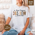 365 New Chances Shirt Gildan, New Years 2025 Tee, Trendy NYE Women's Tshirt Plus Sizes Hoodie, Sweatshirt | PureTeeCo.com