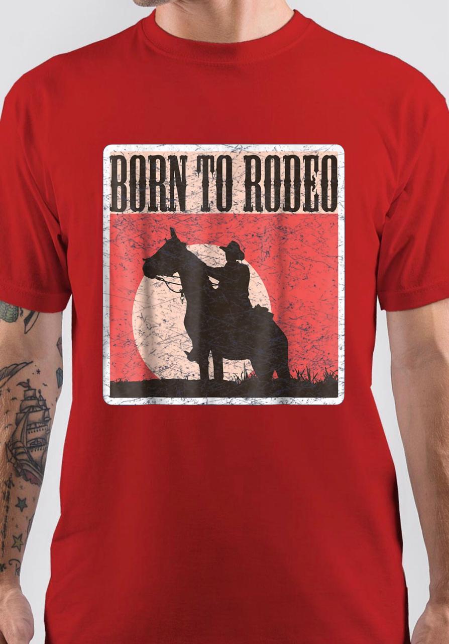 Rodeo Red T-Shirt Hoodie, Sweatshirt | PureTeeCo.com