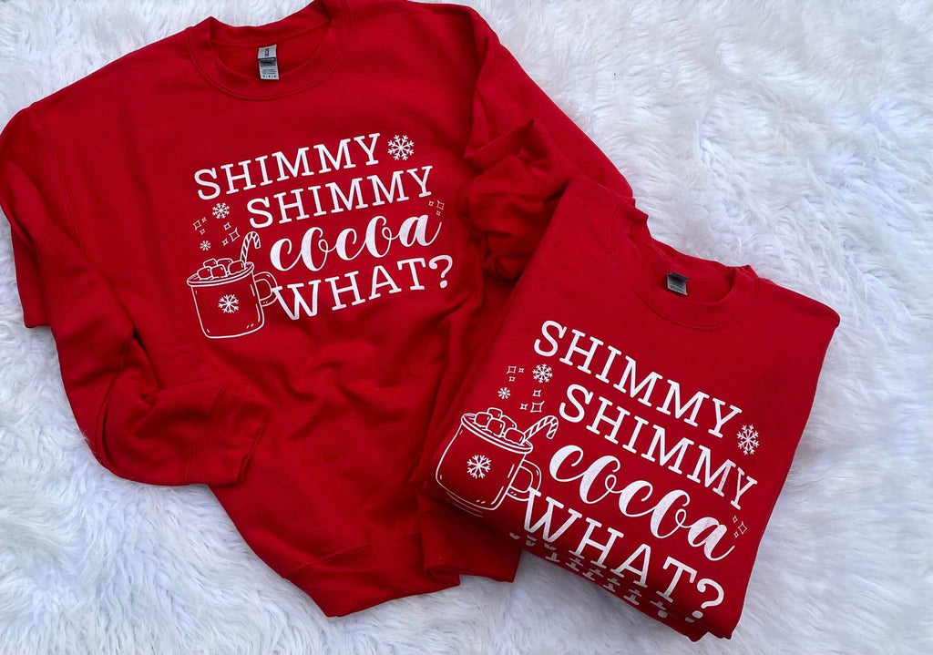 Shimmy Shimmy Cocoa What? Pullover Sweatshirt T-Shirts, Hoodie | PureTeeCo.com (Image 3)