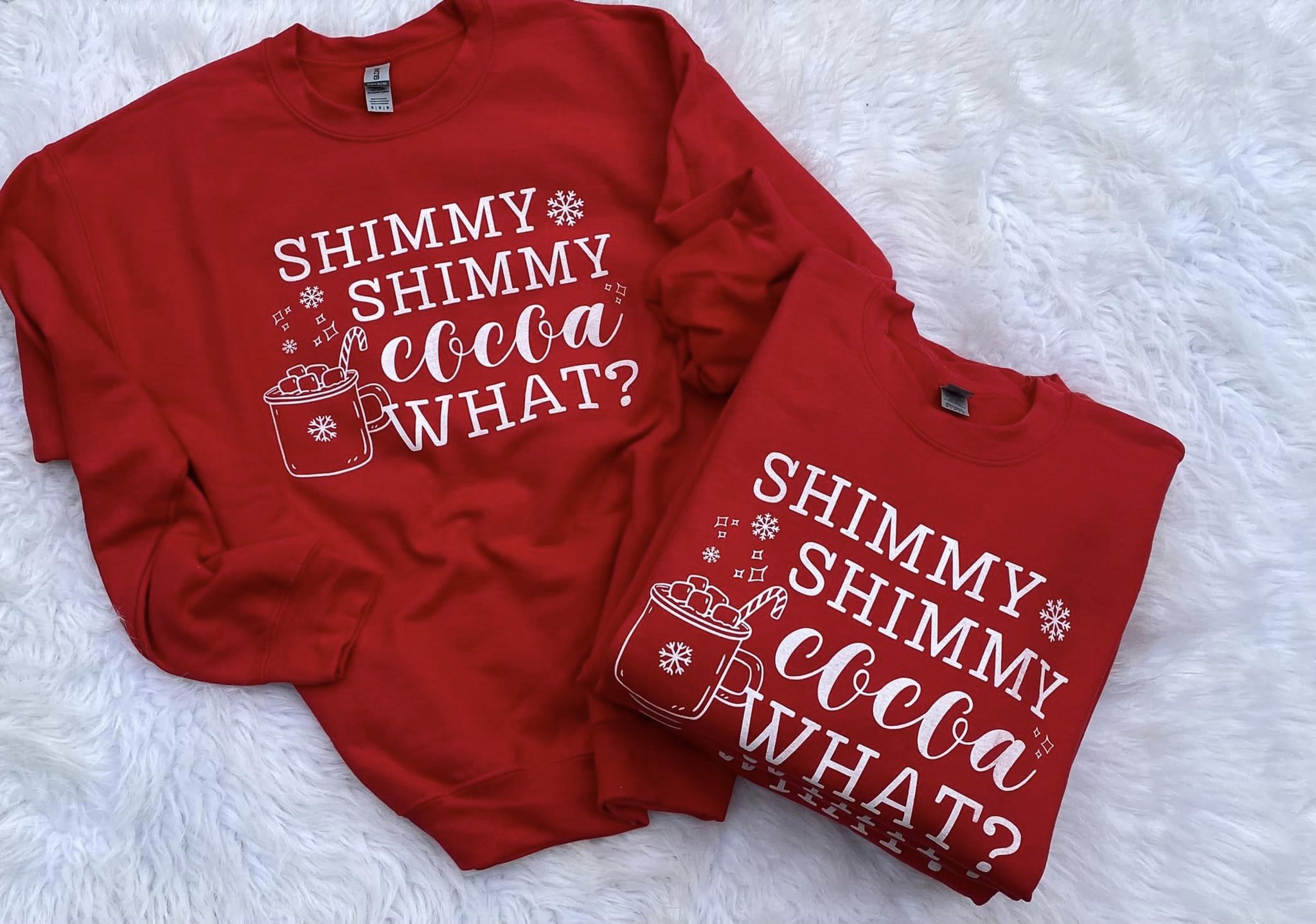 Shimmy Shimmy Cocoa What? Pullover Sweatshirt T-Shirts, Hoodie | PureTeeCo.com (Image 3)