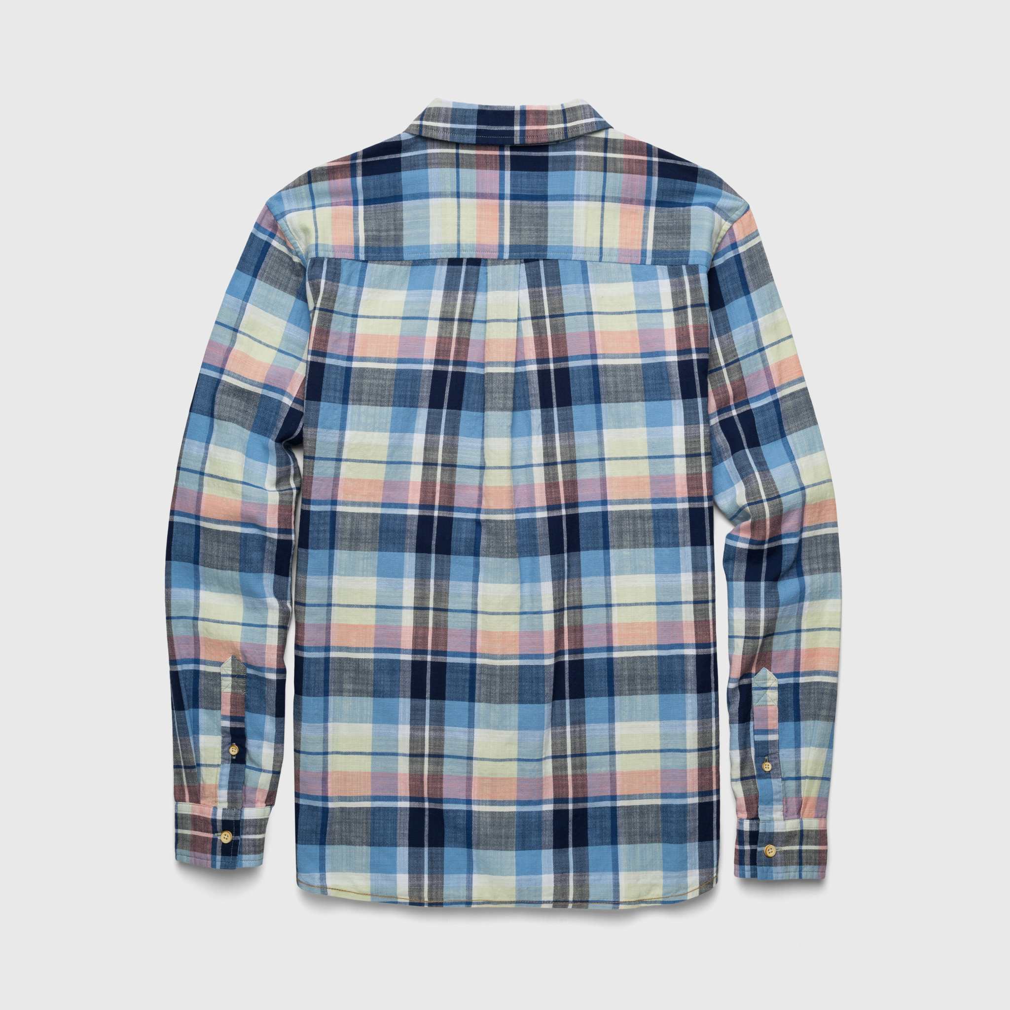 Brian Slub Plaid Shirt - Multi Green Combo Hoodie, Sweatshirt | PureTeeCo.com (Image 2)