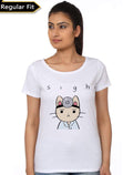 Sigh Cat White T-Shirt Hoodie, Sweatshirt | PureTeeCo.com