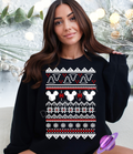 MOUSE UGLY SWEATER CREWNECK SWEATSHIRT T-Shirts, Hoodie | PureTeeCo.com (Image 1)