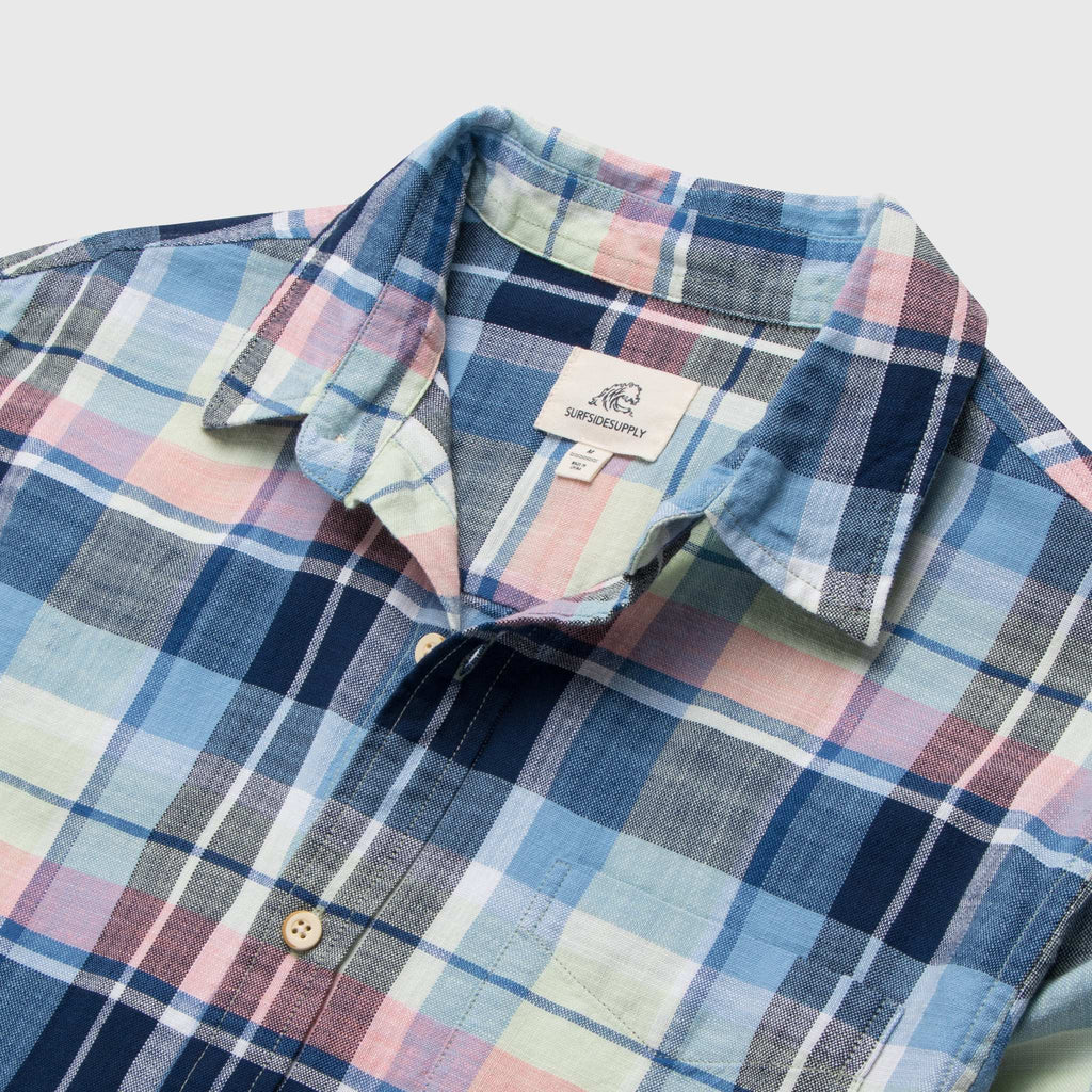 Brian Slub Plaid Shirt - Multi Green Combo Hoodie, Sweatshirt | PureTeeCo.com (Image 3)