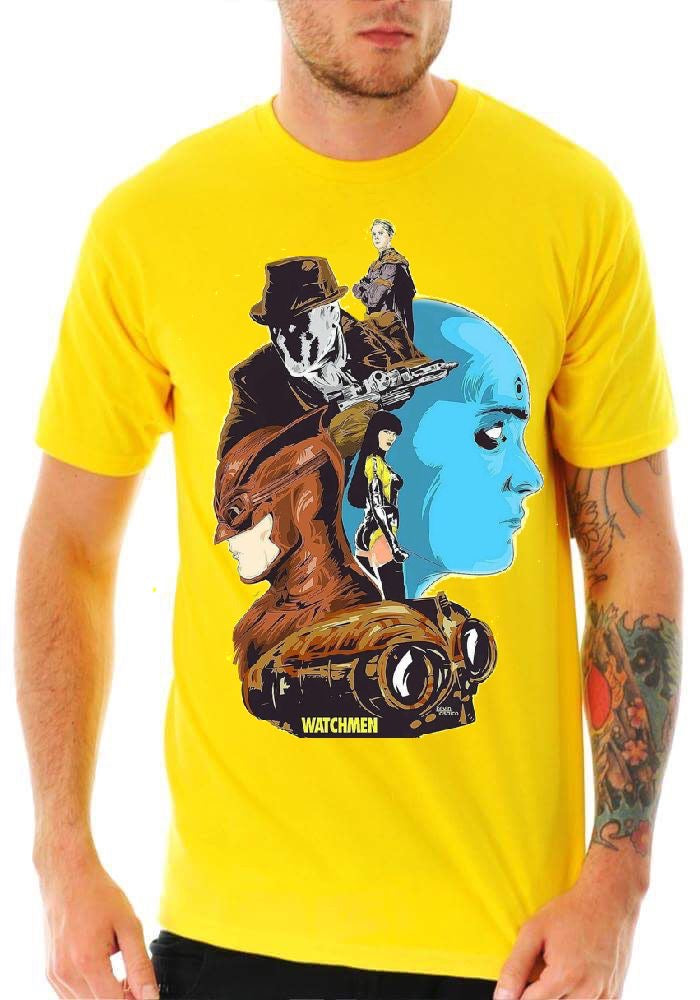 Watchmen Yellow T-Shirt Hoodie, Sweatshirt | PureTeeCo.com
