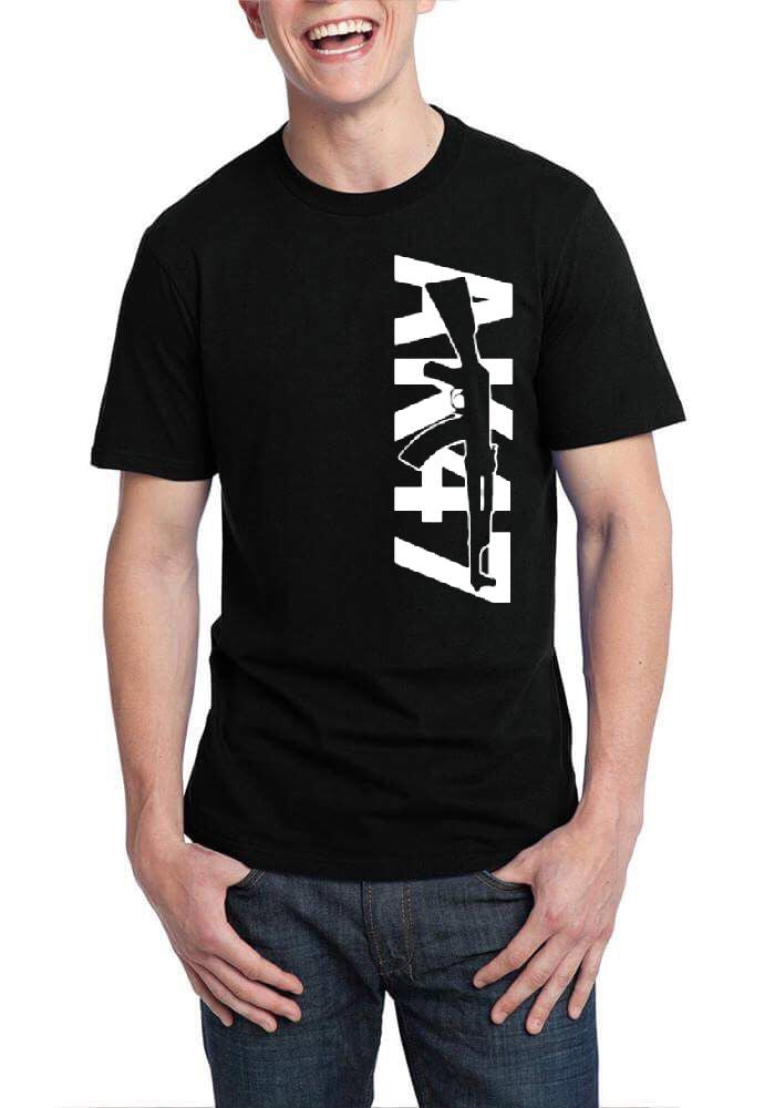 AK47 Black T-Shirt Hoodie, Sweatshirt | PureTeeCo.com