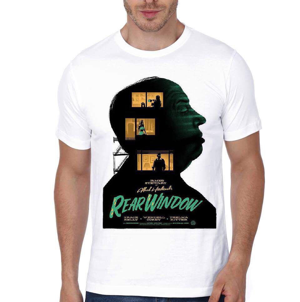 Rear window White Half Sleeve T-Shirt Hoodie, Sweatshirt | PureTeeCo.com