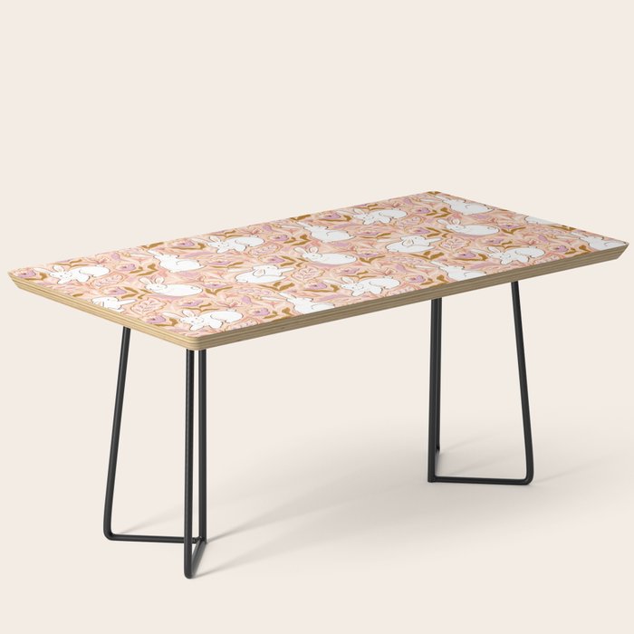 Funny bunny print Coffee Table Gallery Image 1