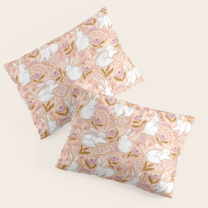 Funny bunny print Pillow Sham Gallery Image 3